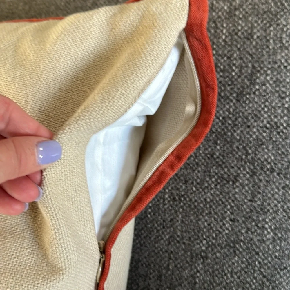 West Elm letter Q accent pillow